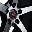 Capitano Black Polished 8x18 - Alumiinivanteet muut merkit - 6438431011281 - 2