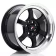 JR Wheels JR12 15x7,5 ET26 4x100/114 Gloss Black - Japan Racing vanteet - 5902211906421 - 1