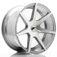 JR Wheels JR20 18x9,5 ET20-40 Blank Silver Machined - Japan Racing vanteet - 5902211915171 - 1