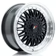 JR Wheels JR9 17x7,5 ET20-35 BLANK Gloss Black w/Machined Lip - Japan Racing vanteet - 5902211986751 - 1