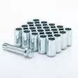 Set of SILVER star lug nuts 1/2 UNF + Key - Pyöränmutterit - 5902211938491 - 2