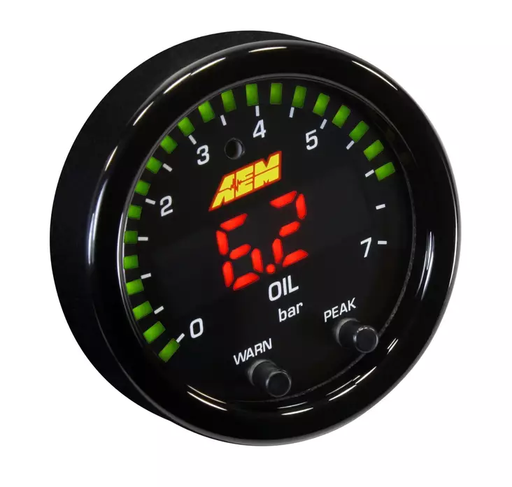 AEM X-Series Öljynpainemittari 7bar asteikolla. - Muut moottorin lisämittarit - 30-0301 - 1
