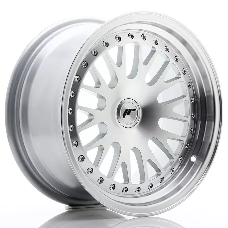 JR Wheels JR10 16x8 ET20 Blank Silver Machined Face - Japan Racing vanteet - 5902211910381 - 1