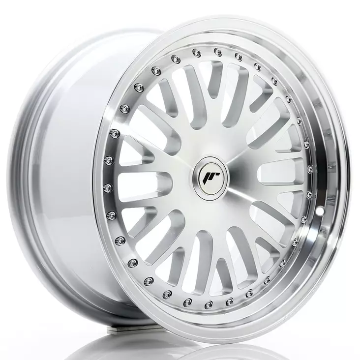 JR Wheels JR10 17x8 ET35 Blank Silver Machined Face - Japan Racing vanteet - 5902211919421 - 1