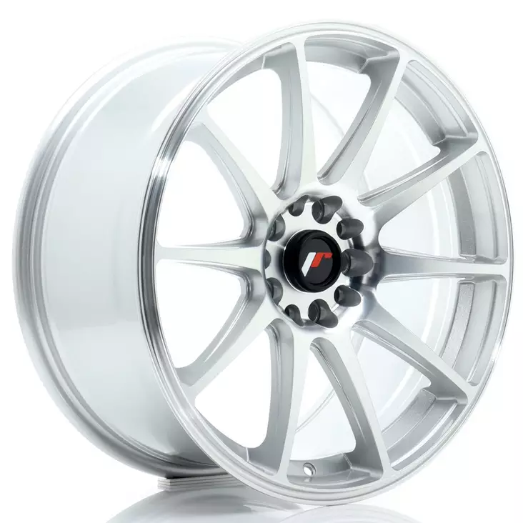 JR Wheels JR11 18x8,5 ET35 5x100/108 Silver Machined Face - Japan Racing vanteet - 5902211990161 - 1