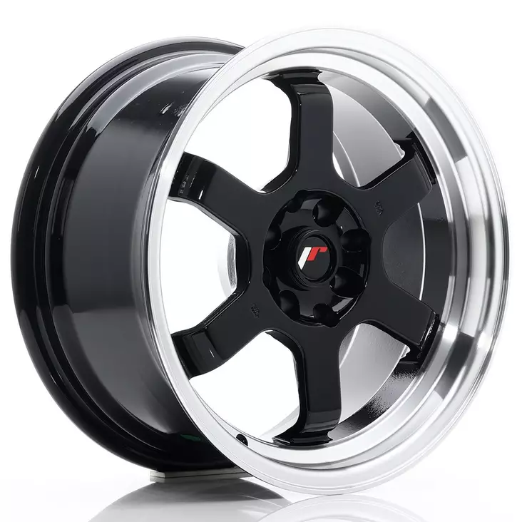 JR Wheels JR12 16x8 ET15 4x100/114 Gloss Black - Japan Racing vanteet - 5902211906551 - 1
