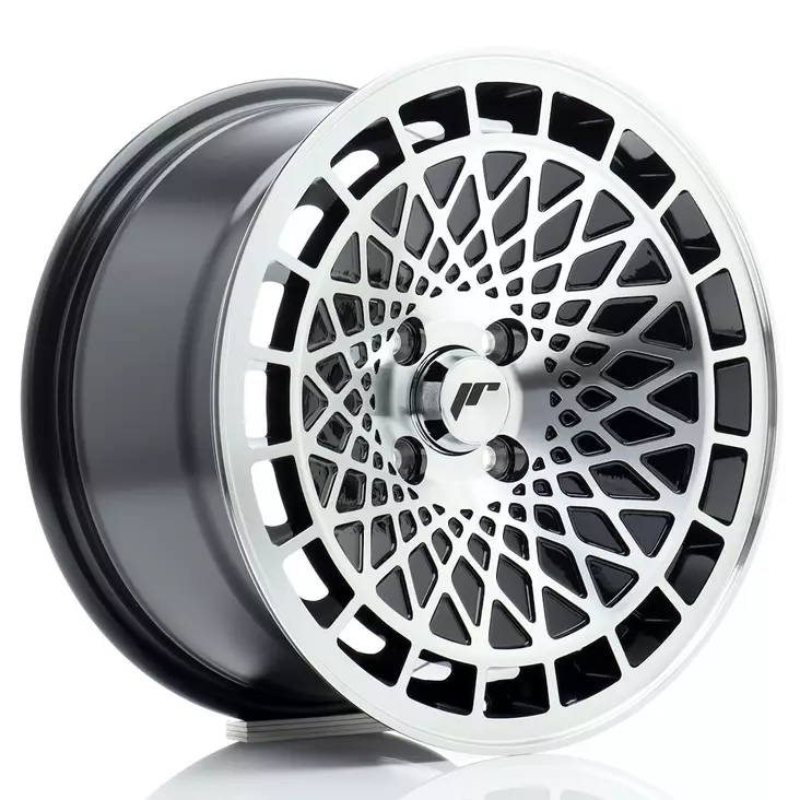 JR Wheels JR14 15x8 ET25 4x100 Gloss Black Machined Face - Japan Racing vanteet - 5906871105811 - 1