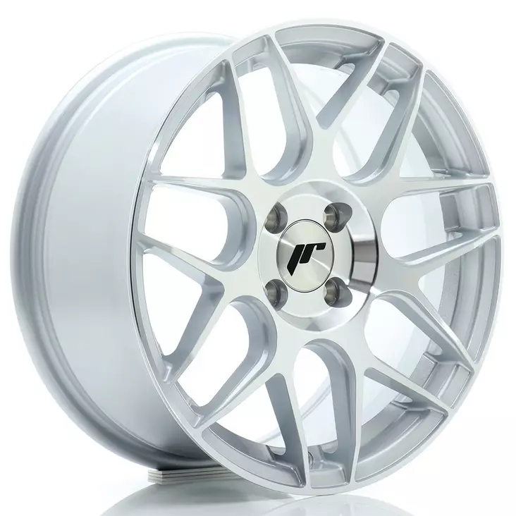 JR Wheels JR18 16x7 ET35 4x100 Silver Machined Face - Japan Racing vanteet - 5902211993551 - 1
