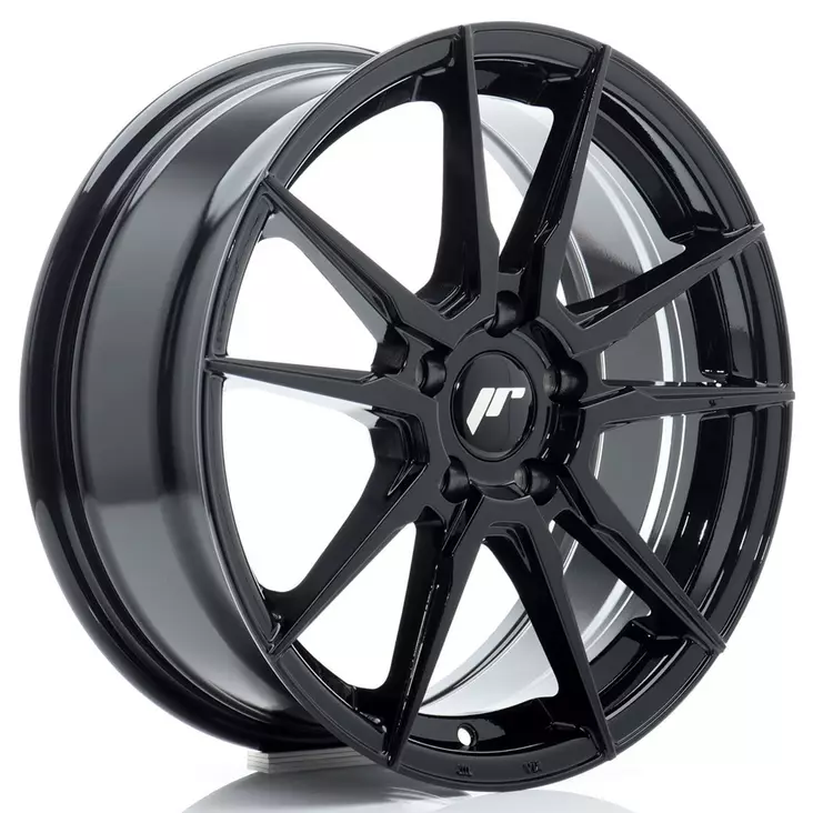 JR Wheels JR21 17x7 ET40 5x100 Gloss Black - Japan Racing vanteet - 5902211995821 - 1