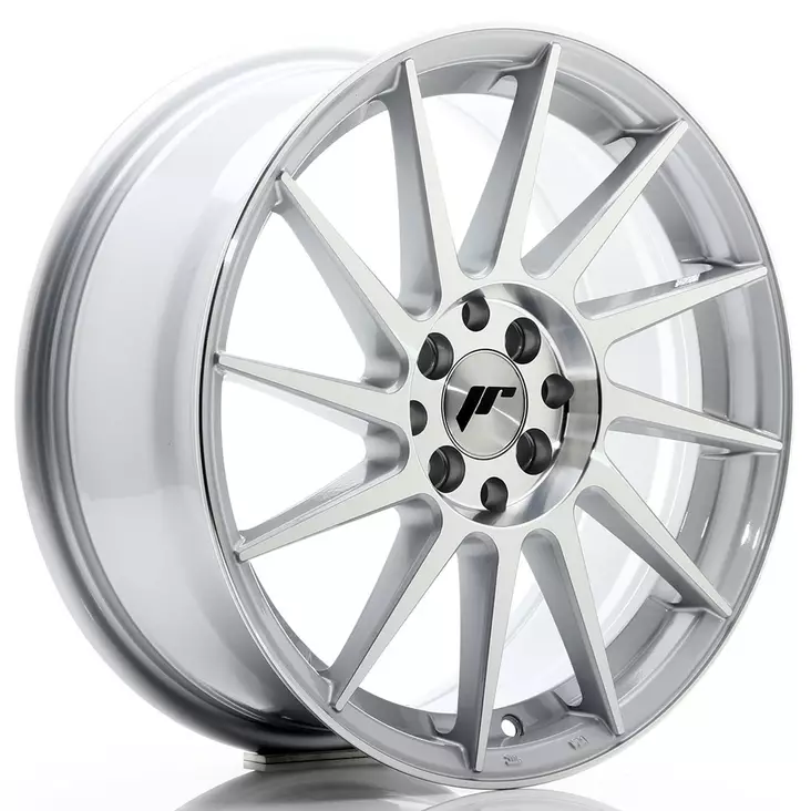 JR Wheels JR22 17x7 ET25 4x100/108 Silver Machined Face - Japan Racing vanteet - 5902211919261 - 1