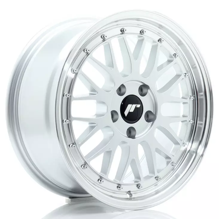 JR Wheels JR23 17x8 ET35 5x100 Hyper Silver w/Machined Lip - Japan Racing vanteet - 5902211995111 - 1