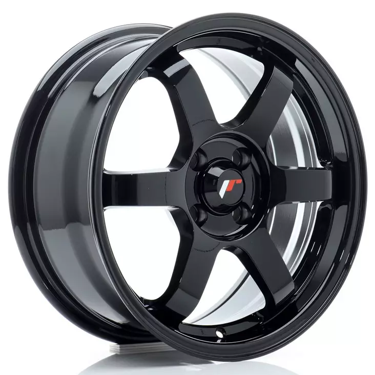 JR Wheels JR3 16x7 ET40 4x100 Gloss Black - Japan Racing vanteet - 5902211988861 - 1
