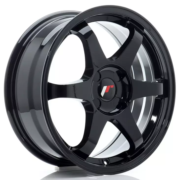 JR Wheels JR3 17x7 ET20-42 4H BLANK Gloss Black - Japan Racing vanteet - 5902211989011 - 1