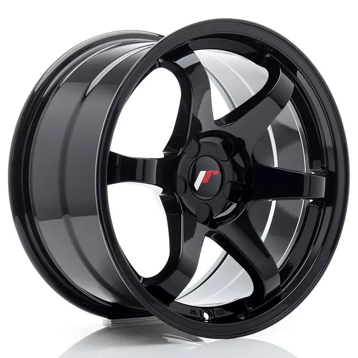 JR Wheels JR3 17x9 ET20-35 BLANK Gloss Black - Japan Racing vanteet - 5906871153331 - 1