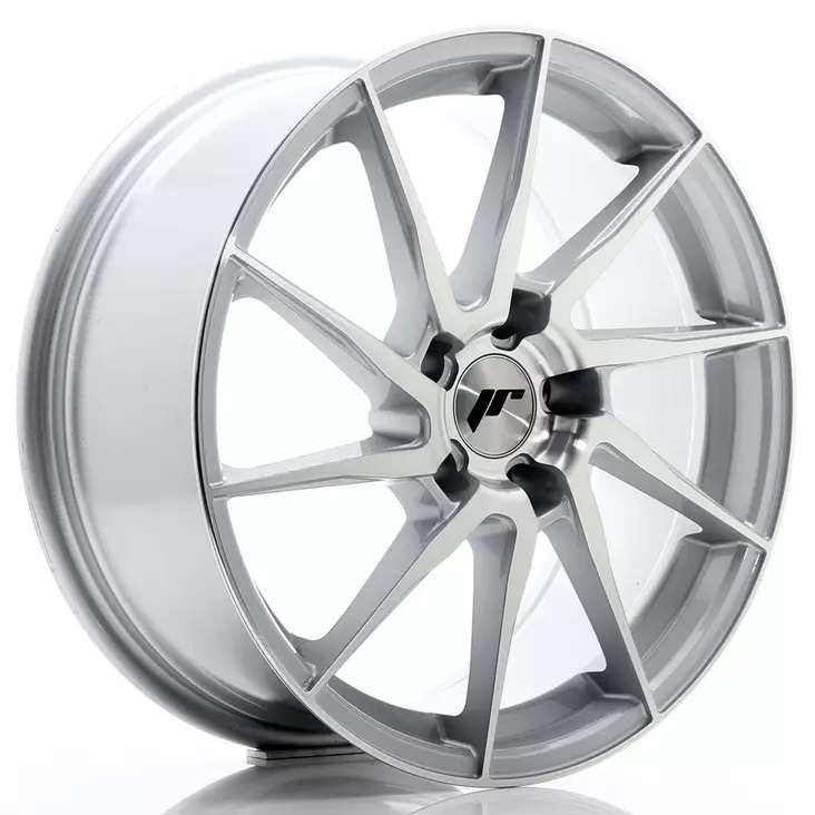 JR Wheels JR36 18x8 ET35 5x120 Silver Brushed Face - Japan Racing vanteet - 5902211940081 - 1