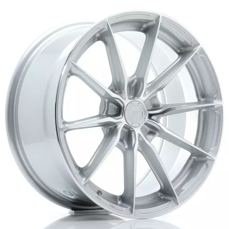 JR Wheels JR37 17x8 ET20-40 5H BLANK Silver Machined Face - Japan Racing vanteet - 5902211957201 - 1