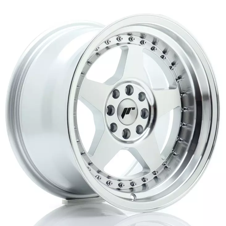 JR Wheels JR6 16x9 ET20 4x100/108 Silver Machined Face - Japan Racing vanteet - 5902211999201 - 1