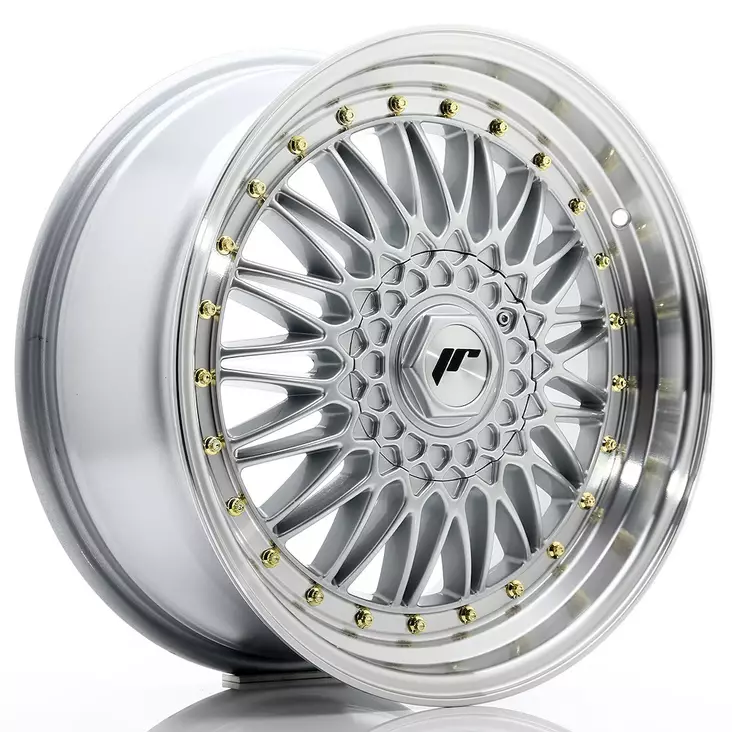 JR Wheels JR9 18x8 ET35 5x108/112 Silver w/ Machined Lip - Japan Racing vanteet - 5906871165181 - 1
