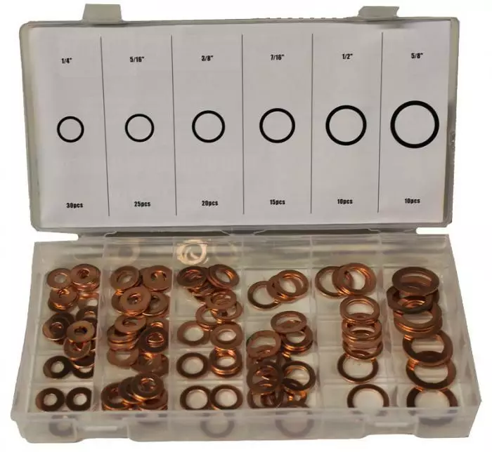 Kuparitiivistelajitelma 110-os - Autotyökalut ja tarvikkeet - 6430013065781 - 1