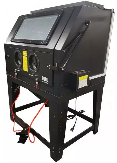 Hiekkapuhalluskaappi 990L 1200W - Hiekkapuhallus ja soodapuhallus - 6430074694302 - 2