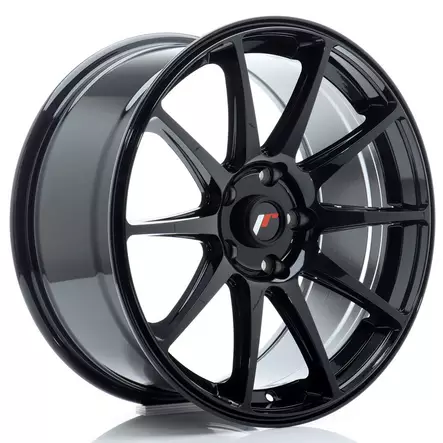 JR Wheels JR11 18x8,5 ET40 5x112 Gloss Black - Japan Racing vanteet - 5902211990222 - 1