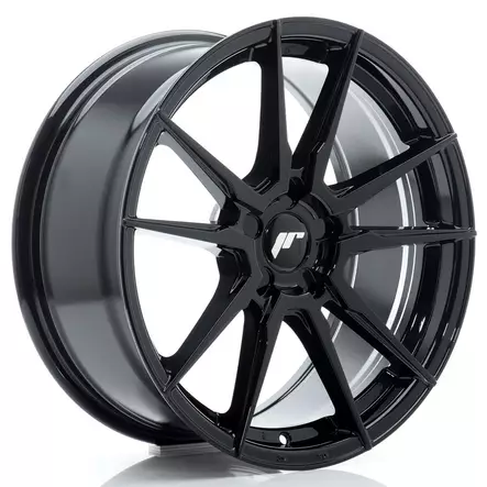 JR Wheels JR21 18x8 ET20-40 5H BLANK Glossy Black - Japan Racing vanteet - 5902211996132 - 1