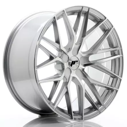 JR Wheels JR28 20x10 ET40 5x114,3 Silver Machined - Japan Racing vanteet - 5906871107532 - 1