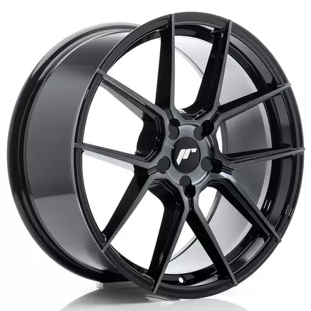 JR Wheels JR30 19x8 ET20-40 5H BLANK Black Machined w/Tinted Face - Japan Racing vanteet - 5902211944362 - 1
