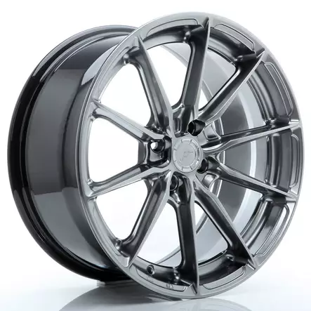 JR Wheels JR37 17x8 ET40 4x100 Hyper Black - Japan Racing vanteet - 5902211957232 - 1