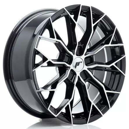 JR Wheels JR49 18x8 ET20-42 5H BLANK Gloss Black Machined Face - Japan Racing vanteet - 5906871104012 - 1