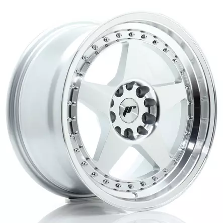 JR Wheels JR6 17x9 ET25 5x114/120 Silver Machined Face - Japan Racing vanteet - 5902211999362 - 1