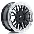 JR Wheels JR23 16x7 ET20-45 4H BLANK Gloss Black w/Machined Lip - Japan Racing vanteet - 5902211994862 - 1