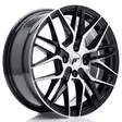 JR Wheels JR28 16x7 ET40 4x100 Gloss Black Machined Face - Japan Racing vanteet - 5902211985532 - 1