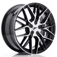 JR Wheels JR28 17x8 ET25-40 BLANK Gloss Black Machined Face - Japan Racing vanteet - 5902211936732 - 1