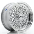 JR Wheels JR9 15x7 ET20 4x100/108 Silver w/Machined Lip+Silver Rivets - Japan Racing vanteet - 5902211928522 - 1