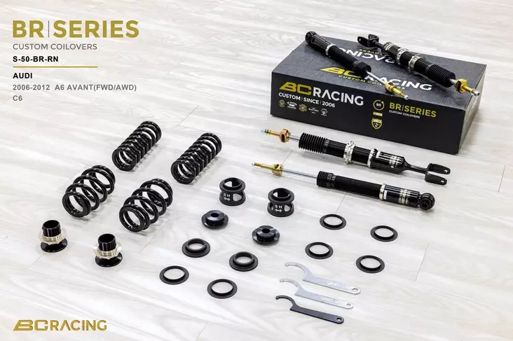 BC Racing BR alustasarja AUDI RS6 (C6) 2008-2010 - BC Racing alustasarjat - BRR00092 - 1