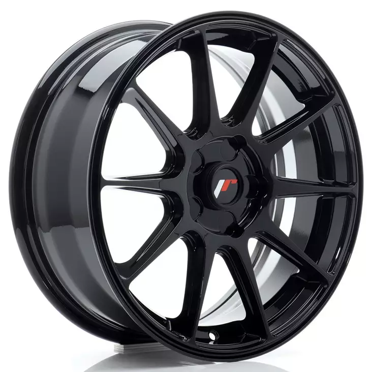 JR Wheels JR11 17x7 ET20-38 5H BLANK Gloss Black - Japan Racing vanteet - 5902211997382 - 1