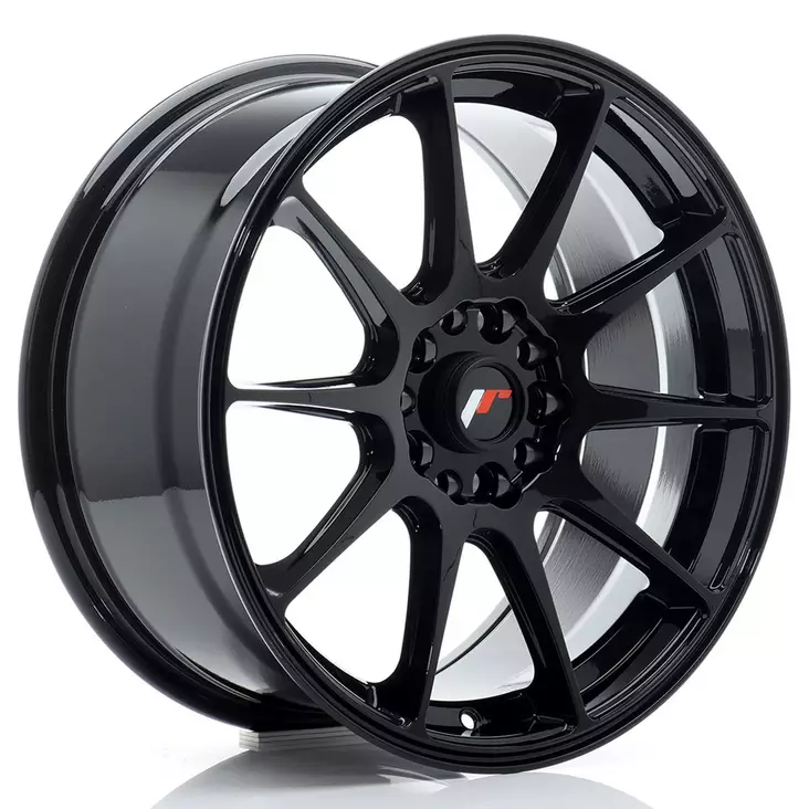 JR Wheels JR11 17x8 ET35 4x100/114,3 Gloss Black - Japan Racing vanteet - 5902211981312 - 1