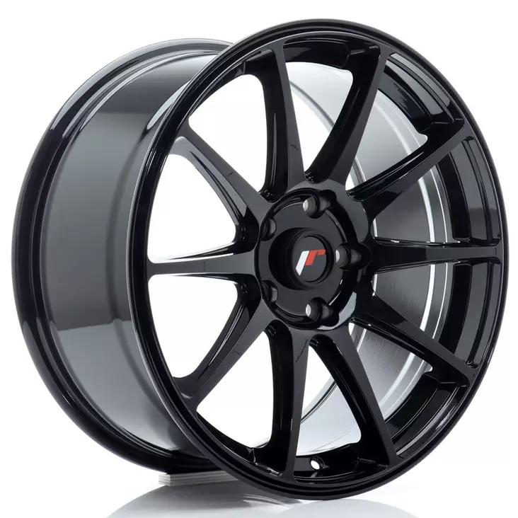 JR Wheels JR11 18x8,5 ET40 5x112 Gloss Black - Japan Racing vanteet - 5902211990222 - 1