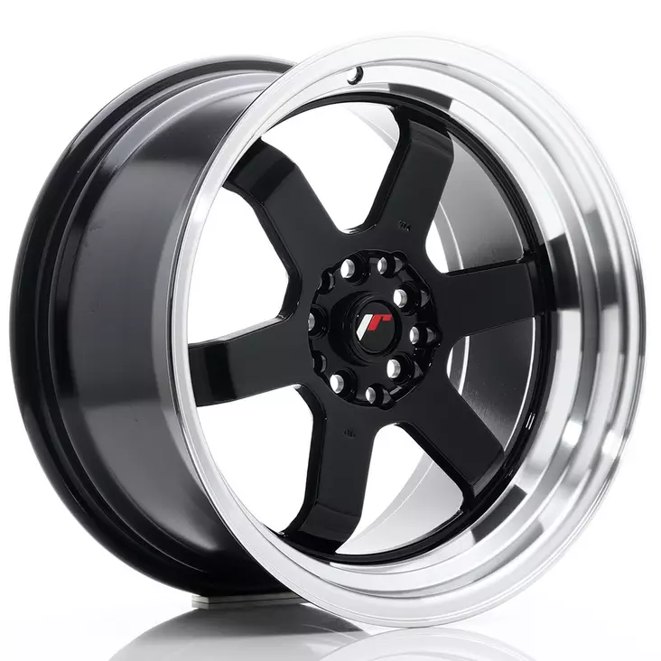 JR Wheels JR12 17x9 ET25 4x100/114 Gloss Black - Japan Racing vanteet - 5902211906742 - 1