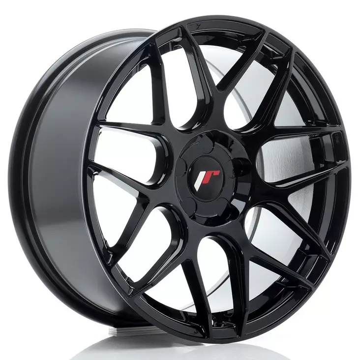 JR Wheels JR18 17x8 ET20-35 5H BLANK Gloss Black - Japan Racing vanteet - 5902211993742 - 1