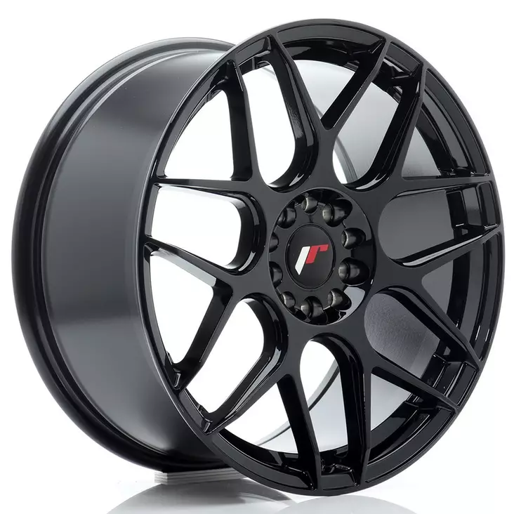 JR Wheels JR18 18x8,5 ET45 5x112/114 Gloss Black - Japan Racing vanteet - 5902211994152 - 1