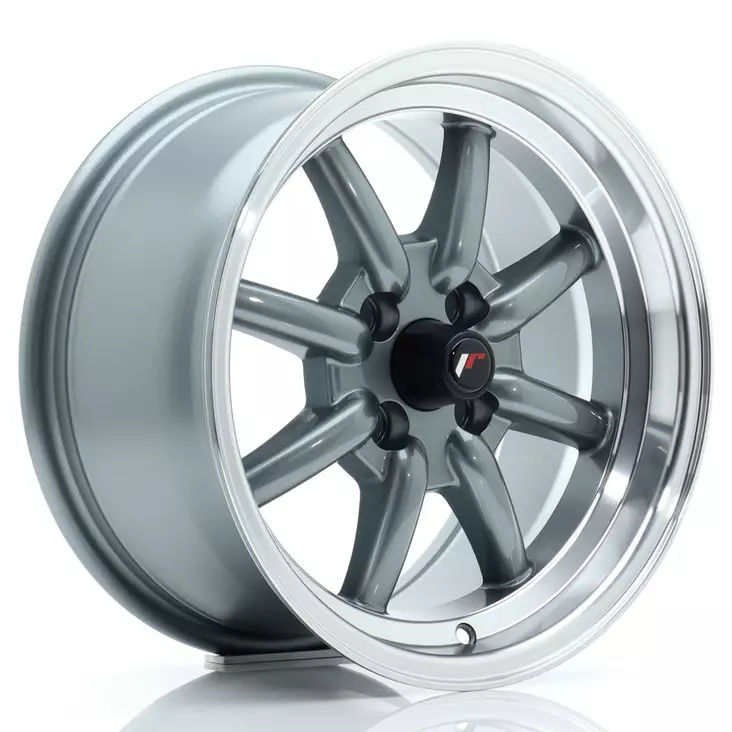 JR Wheels JR19 15x8 ET20 4x100 Gun Metal - Japan Racing vanteet - 5902211971702 - 1