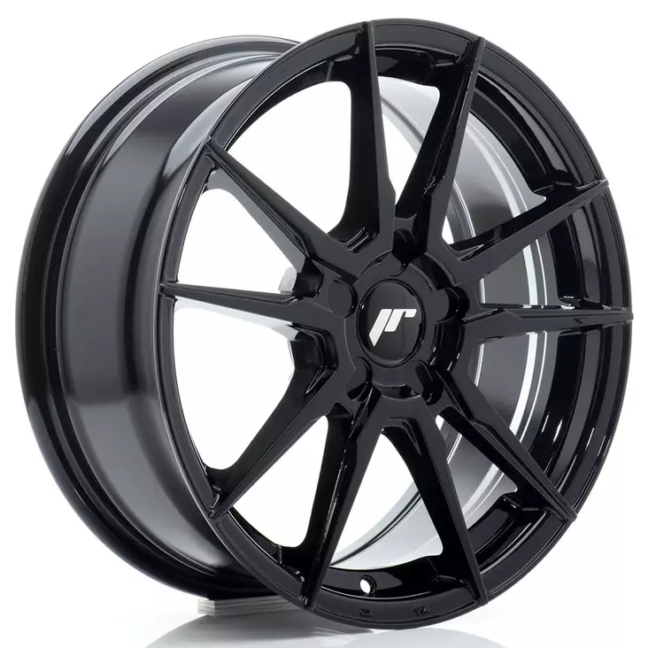 JR Wheels JR21 17x7 ET20-40 5H BLANK Gloss Black - Japan Racing vanteet - 5902211995722 - 1