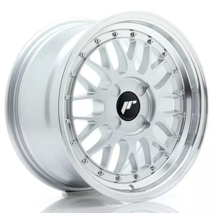 JR Wheels JR23 16x8 ET20-45 4H BLANK Hyper Silver w/Machined Lip - Japan Racing vanteet - 5902211991472 - 1