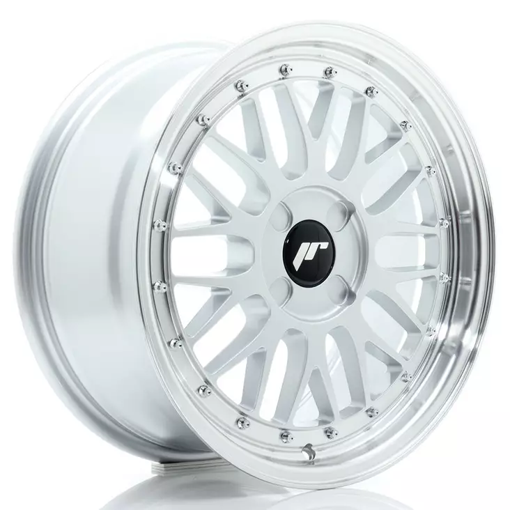 JR Wheels JR23 17x7,5 ET20-40 4H BLANK Hyper Silver w/Machined Lip - Japan Racing vanteet - 5902211994992 - 1