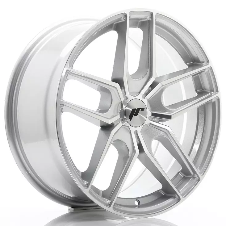 JR Wheels JR25 18x8,5 ET20-40 5H BLANK Silver Machined Face - Japan Racing vanteet - 5902211925262 - 1