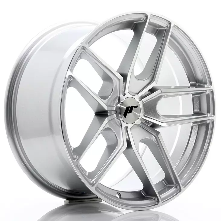 JR Wheels JR25 18x9,5 ET20-40 5H BLANK Silver Machined Face - Japan Racing vanteet - 5902211925422 - 1