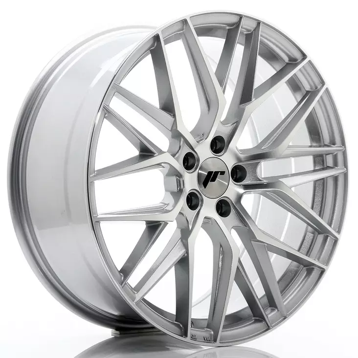 JR Wheels JR28 20x8,5 ET40 5x112 Silver Machined Face - Japan Racing vanteet - 5902211929482 - 1