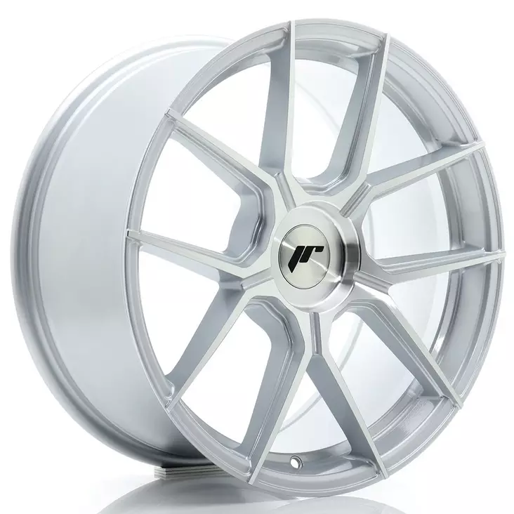 JR Wheels JR30 18x8,5 ET20-45 BLANK Silver Machined Face - Japan Racing vanteet - 5902211937012 - 1